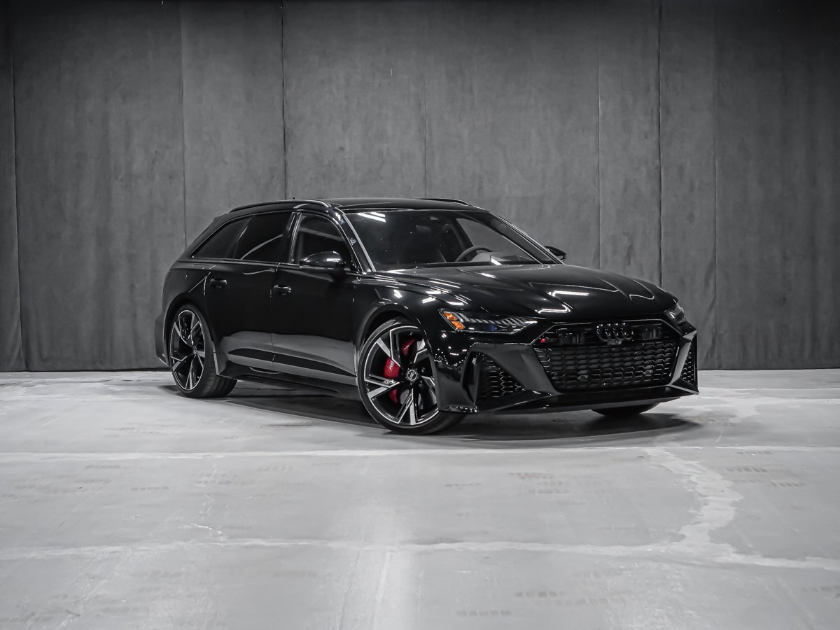 2023 Audi RS 6 Avant Black Montreal - photo #1