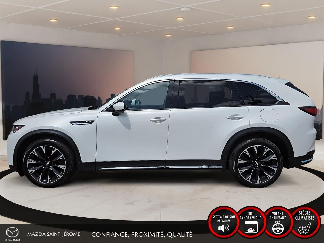 2024 Mazda CX-90 hybride rechargeable White Sainte-Agathe-des-Monts - photo #10
