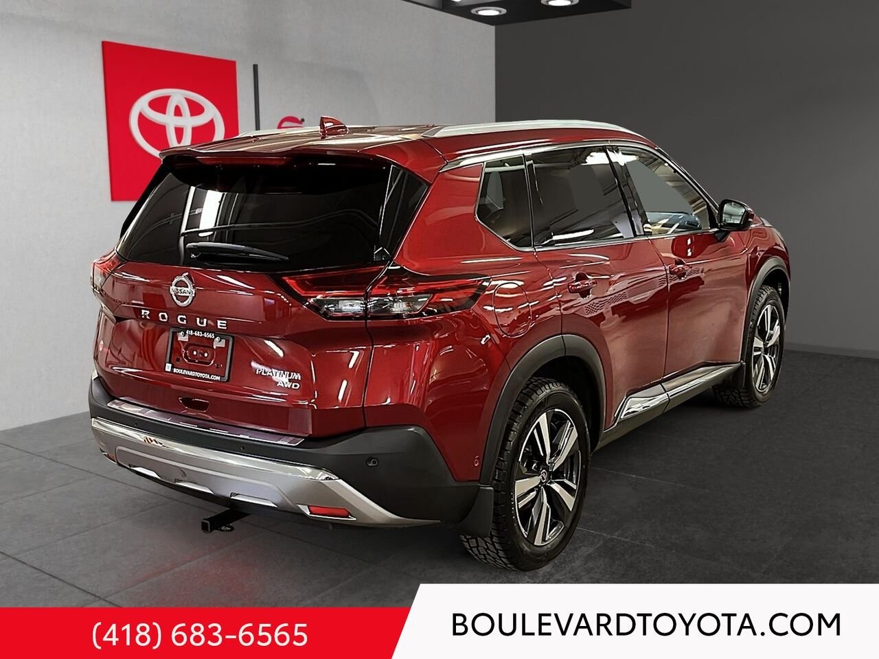 Nissan ROGUE 100369A-62 | PLATINE, AWD 2021 Rouge Québec - photo #3