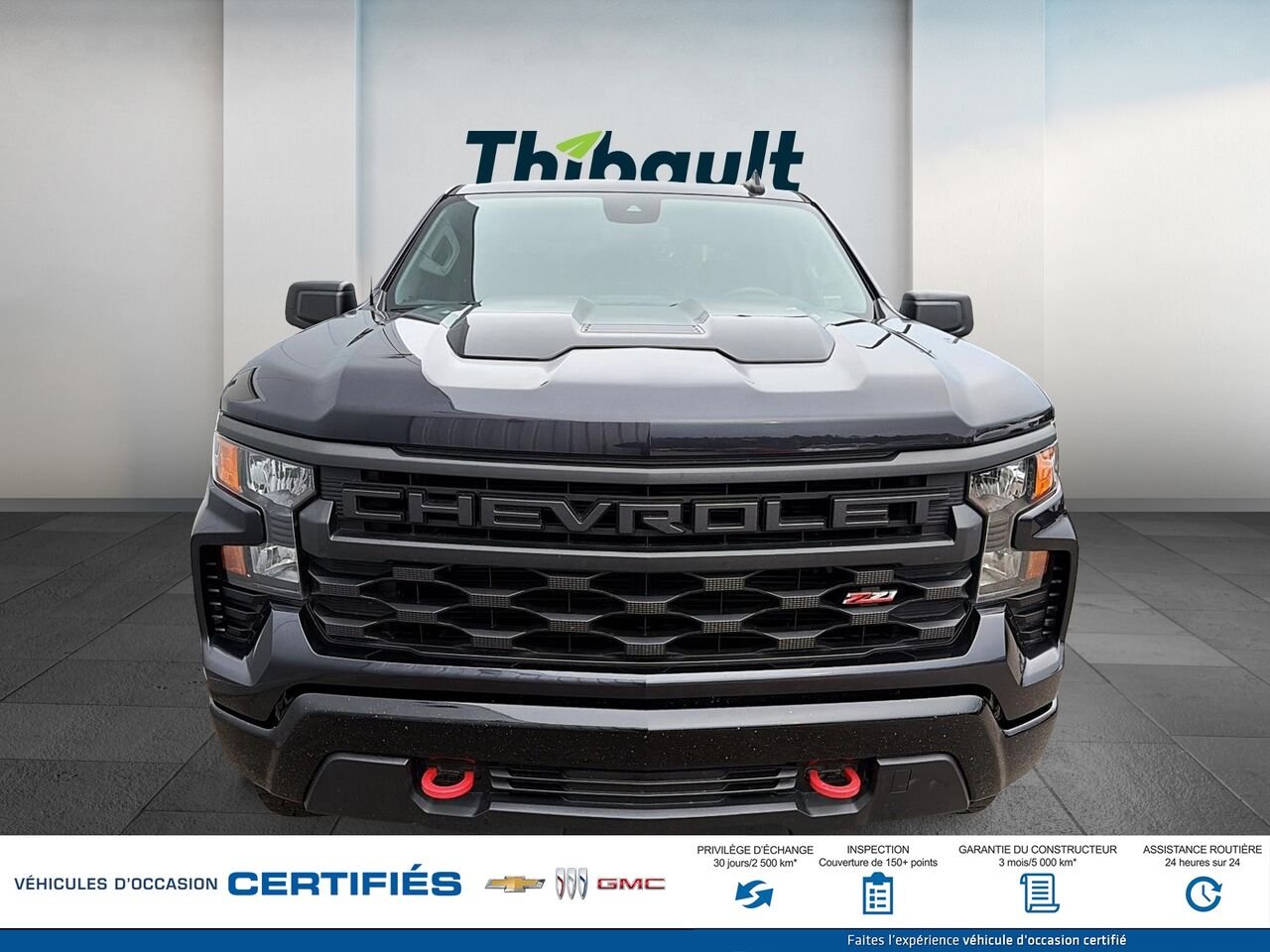 CHEVROLET SILVERADO Custom Trail Boss cabine multiplace 4RM 157 po 2022 GRIS CEND Montmagny - photo #1