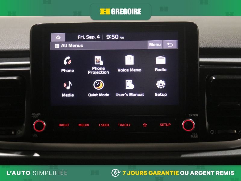 Kia Rio 5 822931 | LX+ AUTO AC GR ELECT CAMERA DE RECUL BLEUTOOTH 2023 Bleu Laval - photo #21