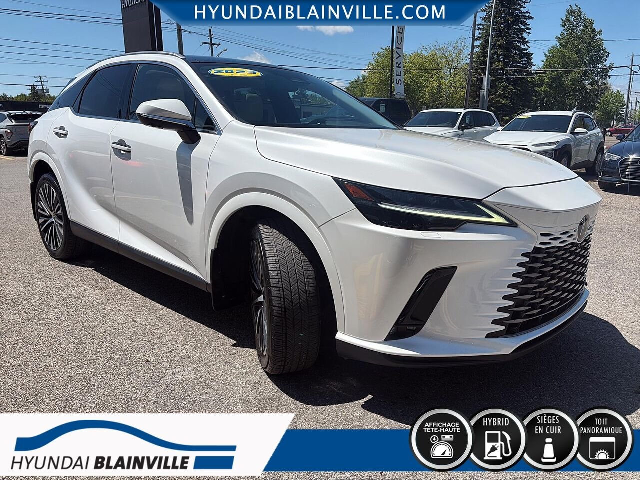 2023 Lexus RX White Blainville - photo #2