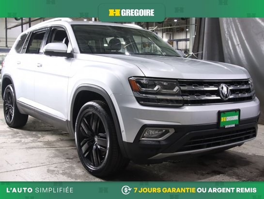 2019 Volkswagen Atlas Execline AWD AUTO MAGS A/C CUIR TOIT NAV CAM RECUL Grey