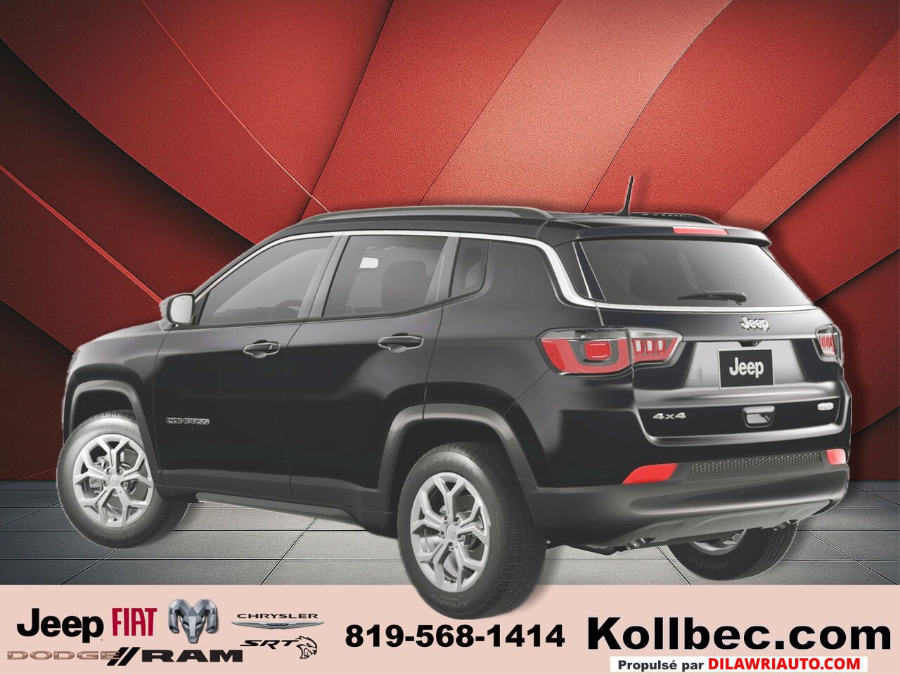 2025 Jeep Compass 251340 | Sport 4x4 Diamond Black Crystal Pearl Gatineau - photo #1