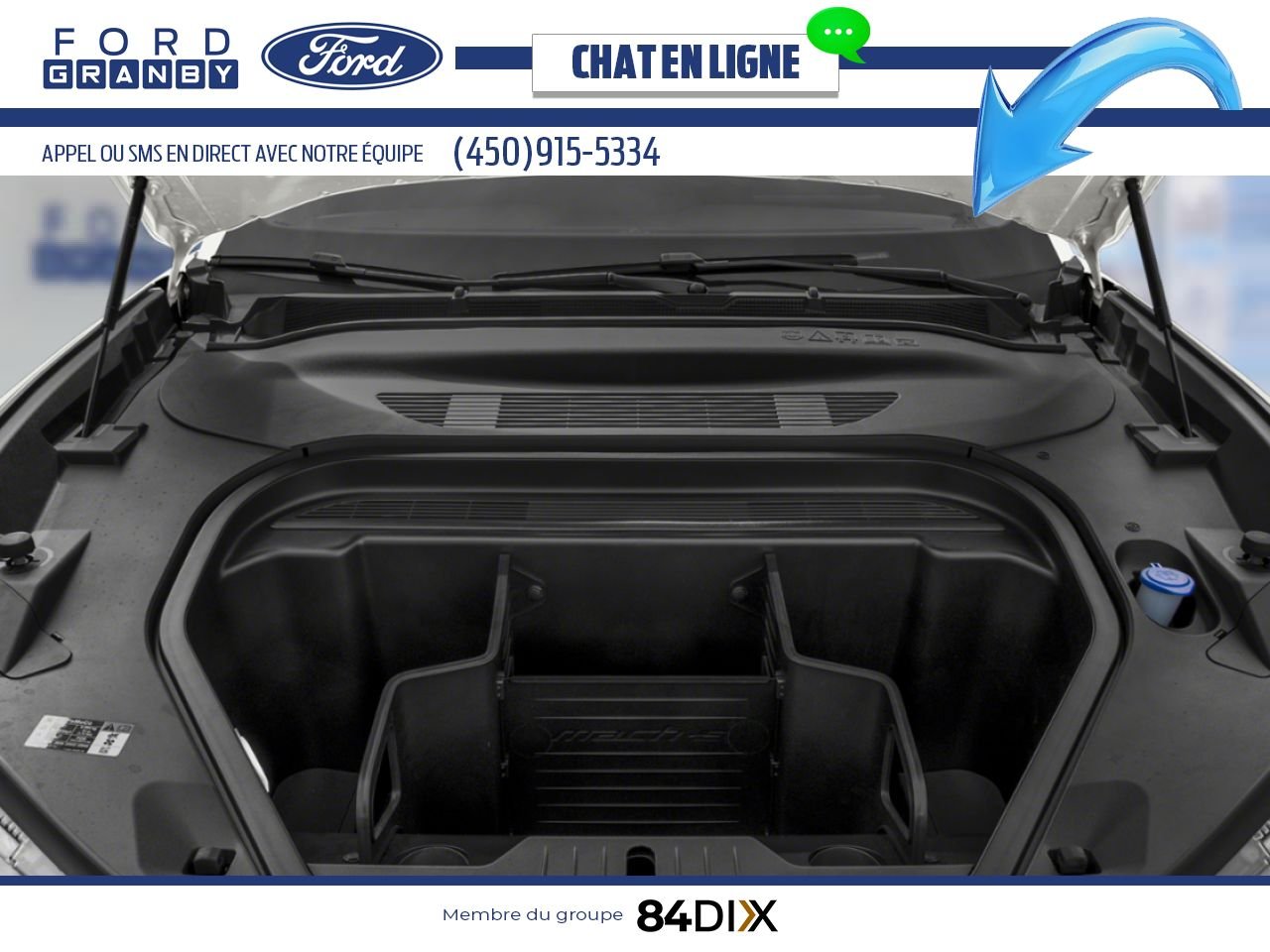 Ford Mustang Mach-E 2025 Gris glacier métallisé trois couches Granby - photo #9