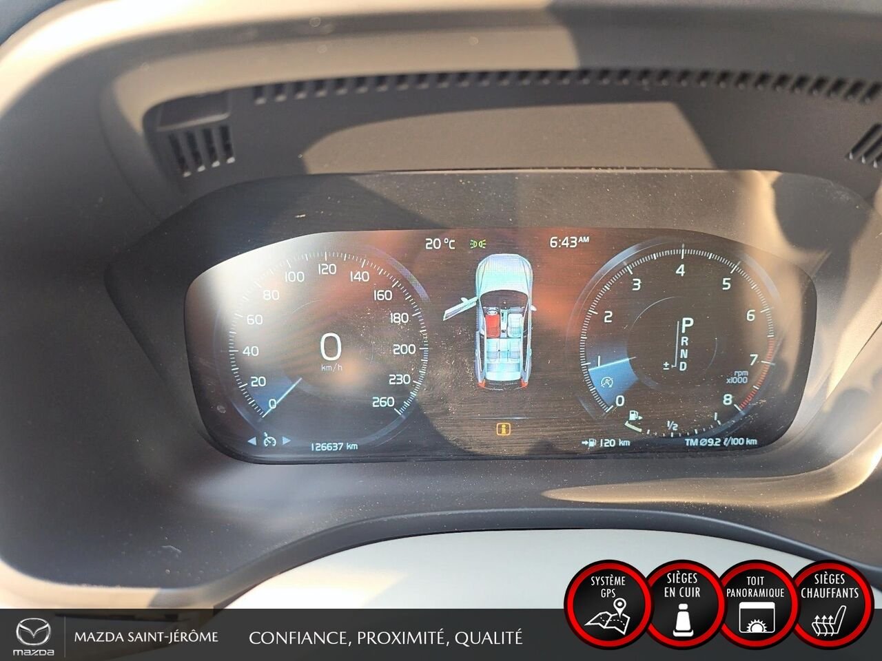 Volvo XC60 2019 Gris Ste-Agathe des Monts - photo #15
