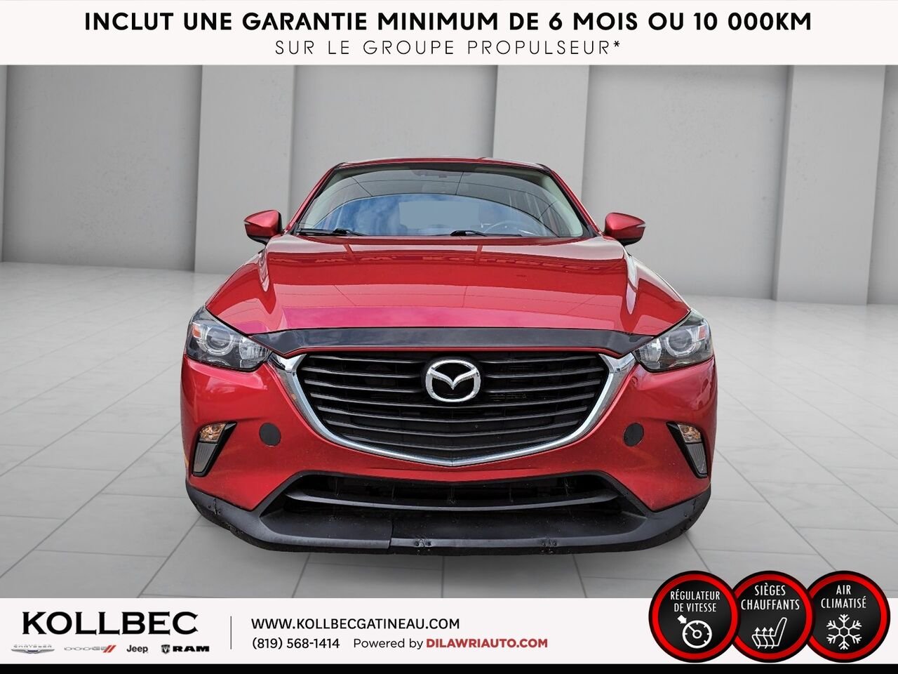 2016 Mazda CX-3 26102 | Traction avant 4 portes GS Red Gatineau - photo #11