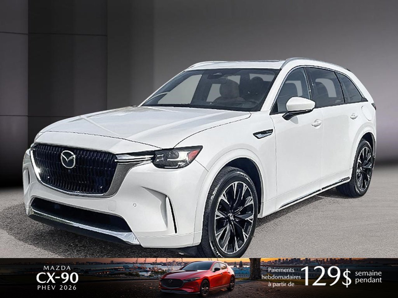 2026 Mazda CX-90 PHEV JM3KKEHA1T1408686 Rhodium White Metallic Mirabel - photo #0