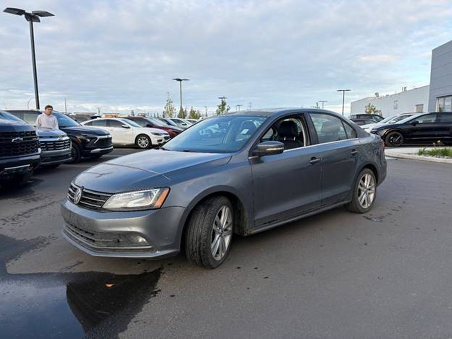 2015 Volkswagen Jetta Sedan TDI Comfortline 2.0T 6-Speed Manual | Leather Heated Seats Grey