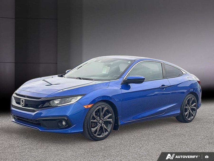 Honda Civic Coupe SPORT | mags | bluetooth 2019 Bleu