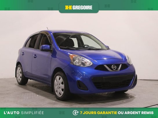 2019 Nissan MICRA SV AUTO A/C GR ELECT CAM RECUL BLEUTOOTH Blue