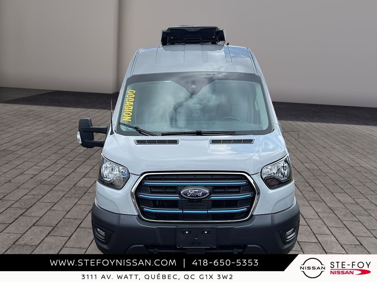 2022 Ford E-Transit Toit surélevé White Ste-Foy - photo #1