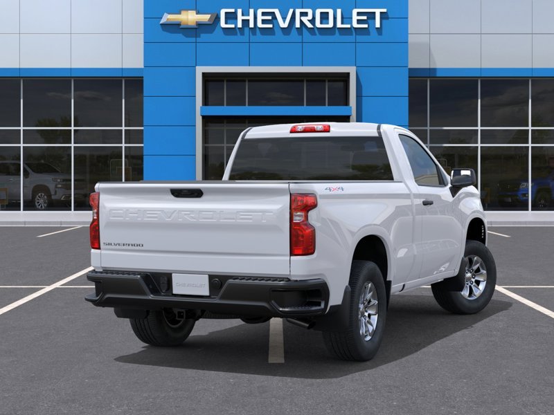 CHEVROLET Silverado 1500 WT cabine classique 4RM 126 po 2026 BLANC SOMMET Gatineau - photo #3