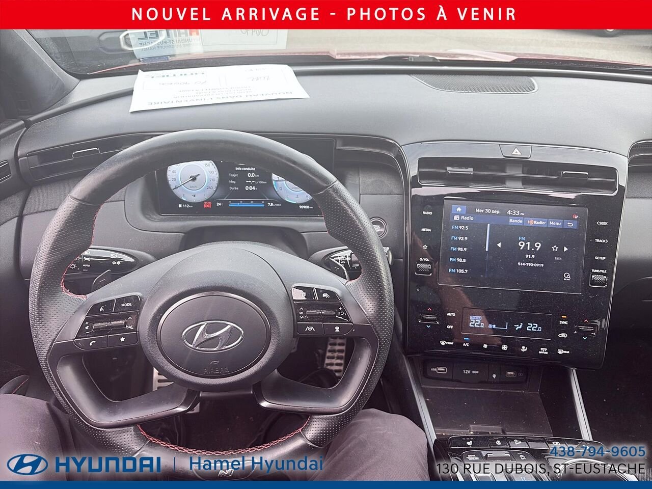 2022 Hyundai Tucson Red Saint-Eustache - photo #7
