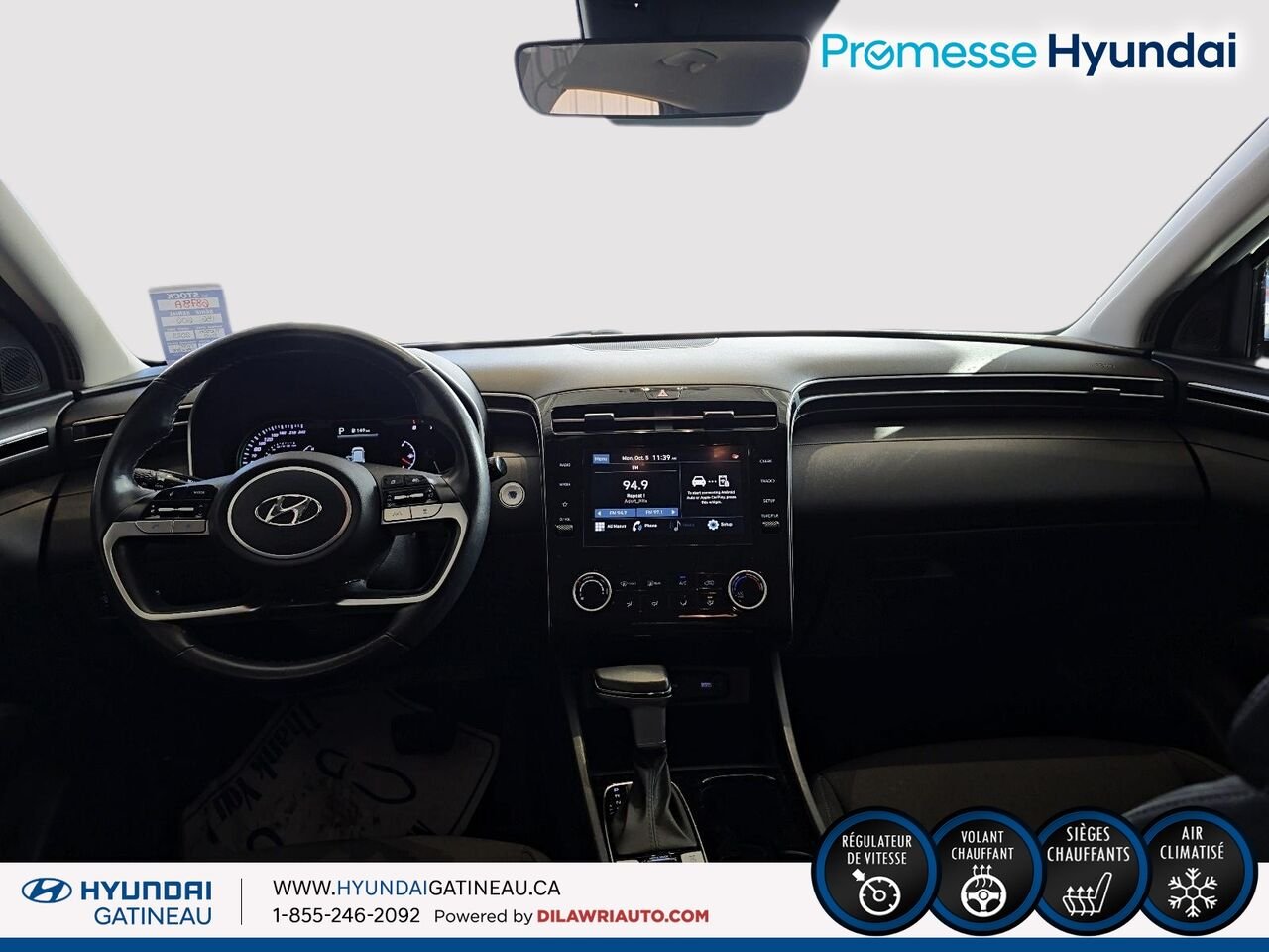 2023 Hyundai Tucson Black Gatineau - photo #9