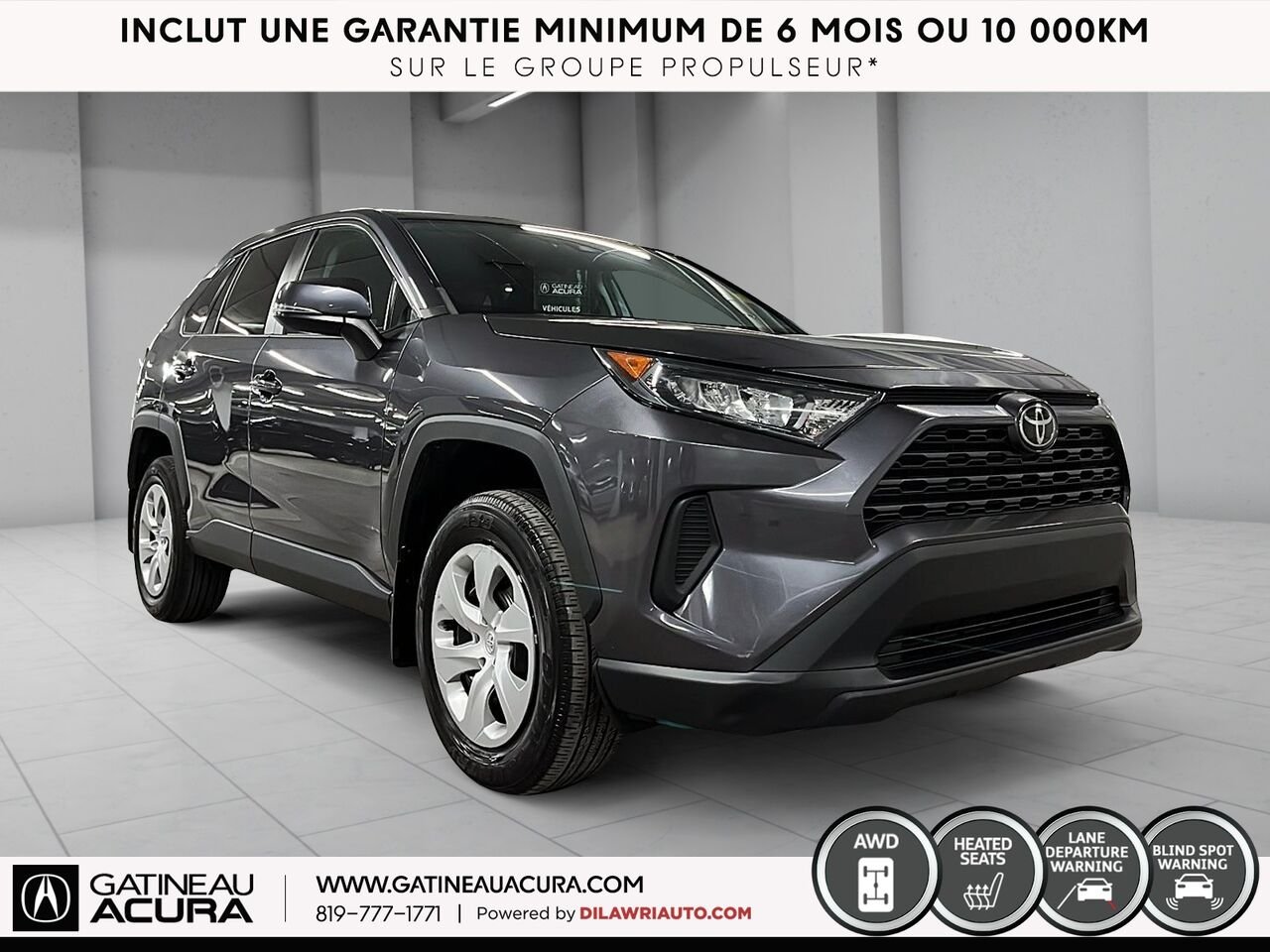 Toyota RAV4 LE AWD 2023 Gris Gatineau - photo #11