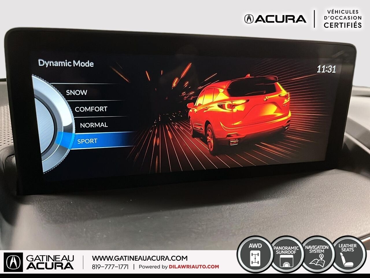 Acura RDX A-Spec SH-AWD 2023 Blanc Gatineau - photo #7