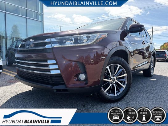 Toyota Highlander XLE hybride AWD, 2019 Rouge