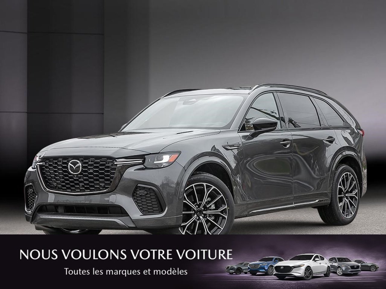 Mazda CX-70 hybride rechargeable JM3KJEHA9T1202406 2026 Gris mécanique métallisé Mirabel - photo #0