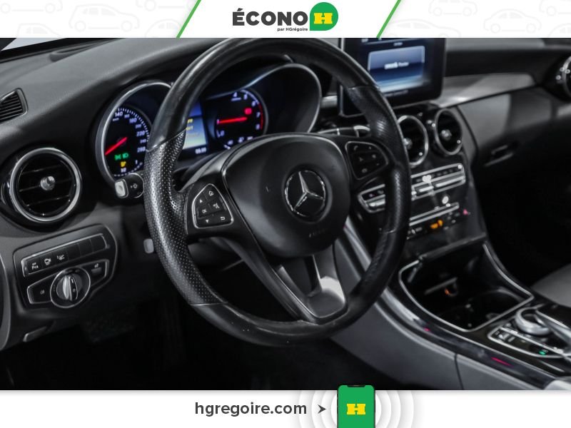 2017 Mercedes Benz C-Class White Laval - photo #9