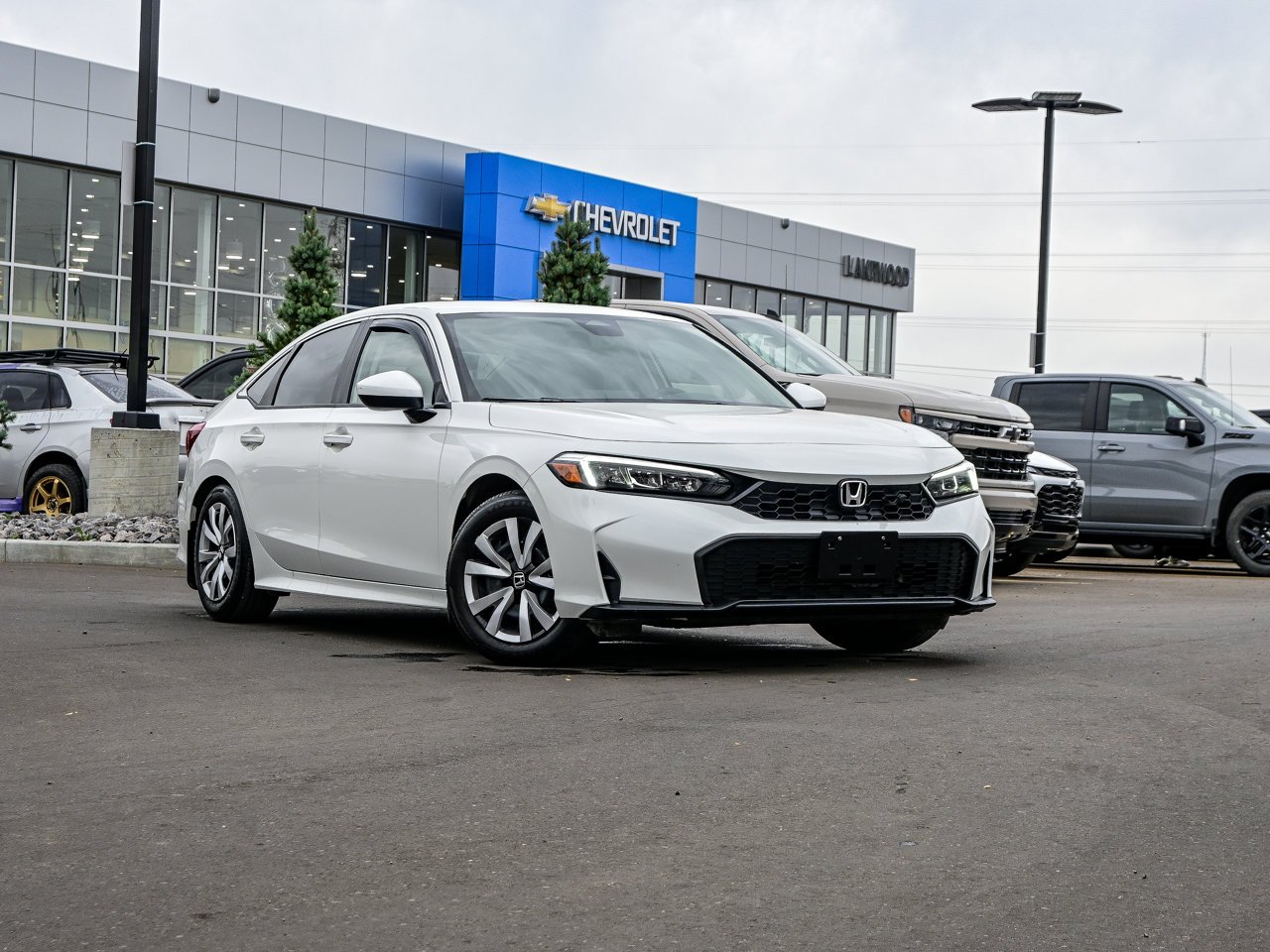 2025 Honda Civic Sedan LX CVT White Sherwood Park - photo #1