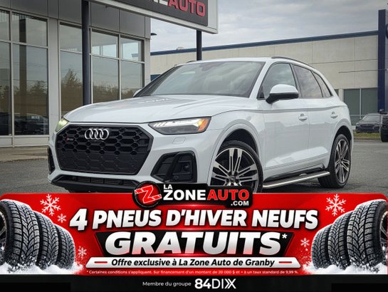 Audi SQ5 Technik Technik + Cuir rouge 2021 Blanc