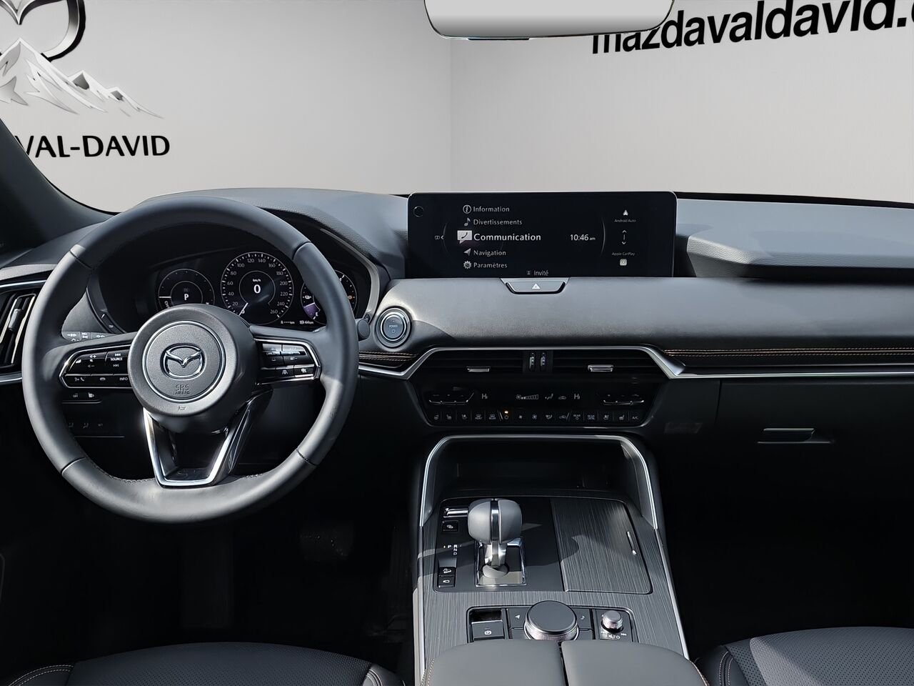 2026 Mazda CX-90 PHEV Signature PHEV, 7 passagers, toit pano, cuir, sièges ventilés Platinum Quartz Metallic Val-David - photo #8