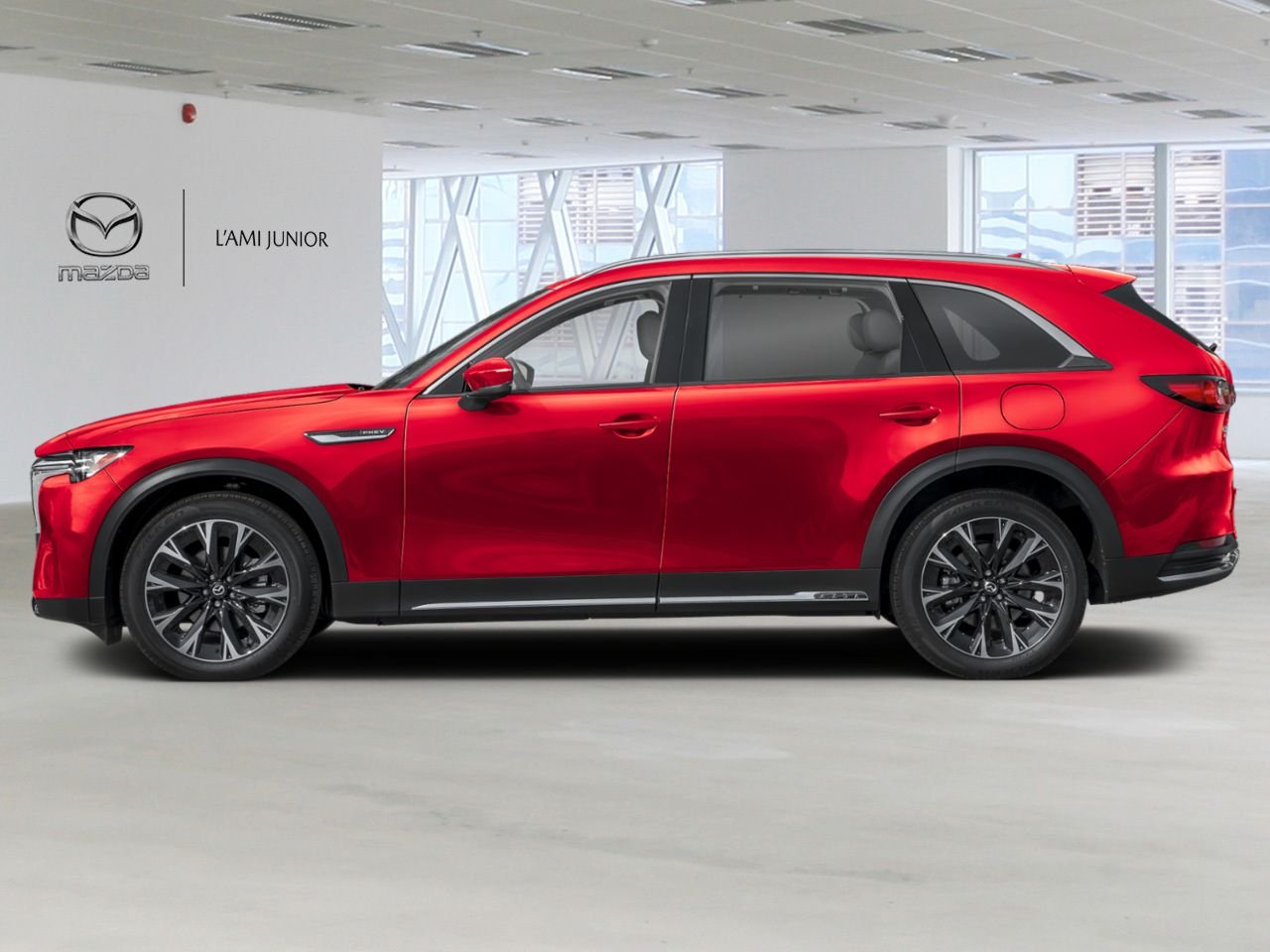 Mazda CX-90 hybride rechargeable NIV JM3KKDHA1T1366496 2026 Rouge vibrant cristal métallisé Chicoutimi - photo #1
