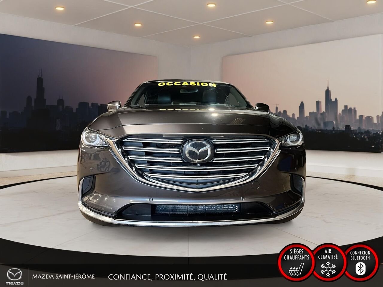 Mazda CX-9 GT | TOIT OUVRANT | CUIR | AWD | 2021 Gris Saint-Jérôme - photo #2