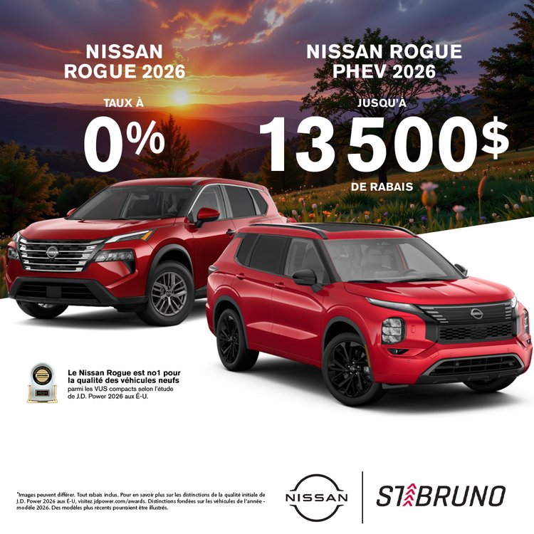 St bruno nissan promo septembre rogues FR