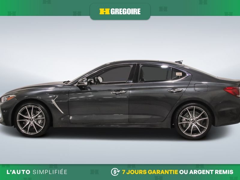 Genesis G70 3.3T AWD AUTO A/C CUIR TOIT NAV MAGS CAM RECUL BLE 2020 Vert