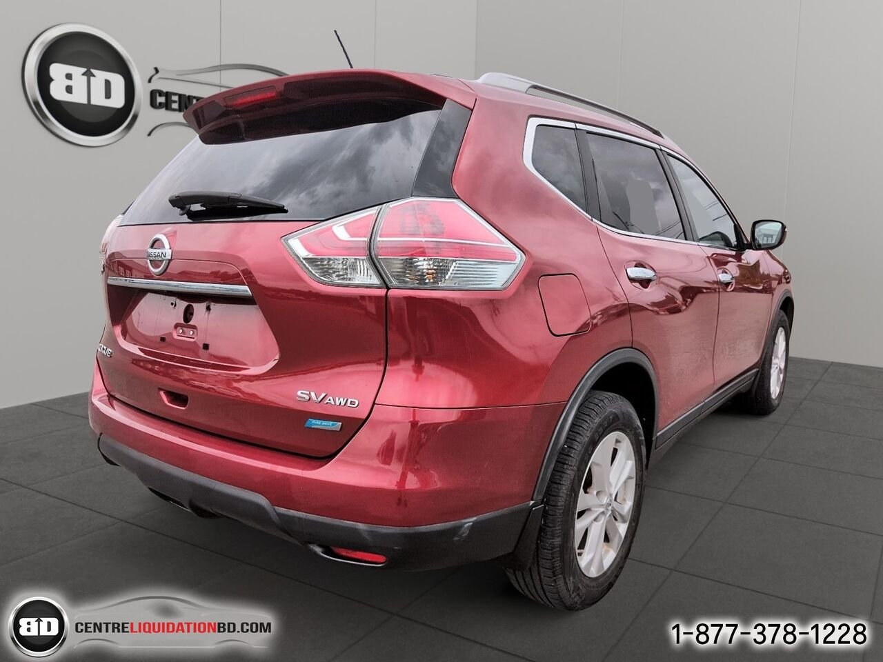 Nissan Rogue Traction intégrale 4 portes SV | BD0389 2014 Rouge Granby - photo #5