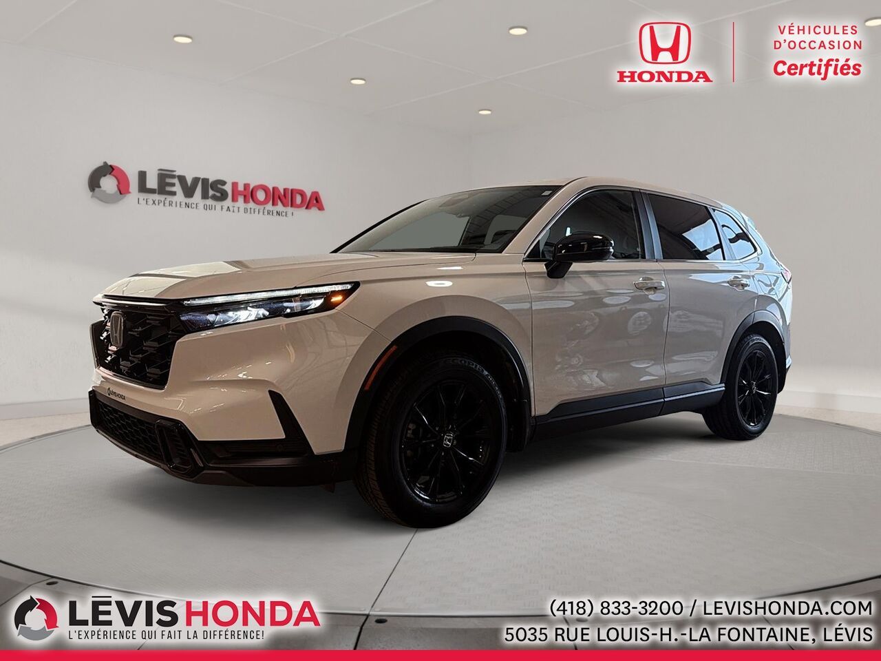 White 2025 Honda CR-V Hybrid SUV / Crossover Continuously Variable Transmission