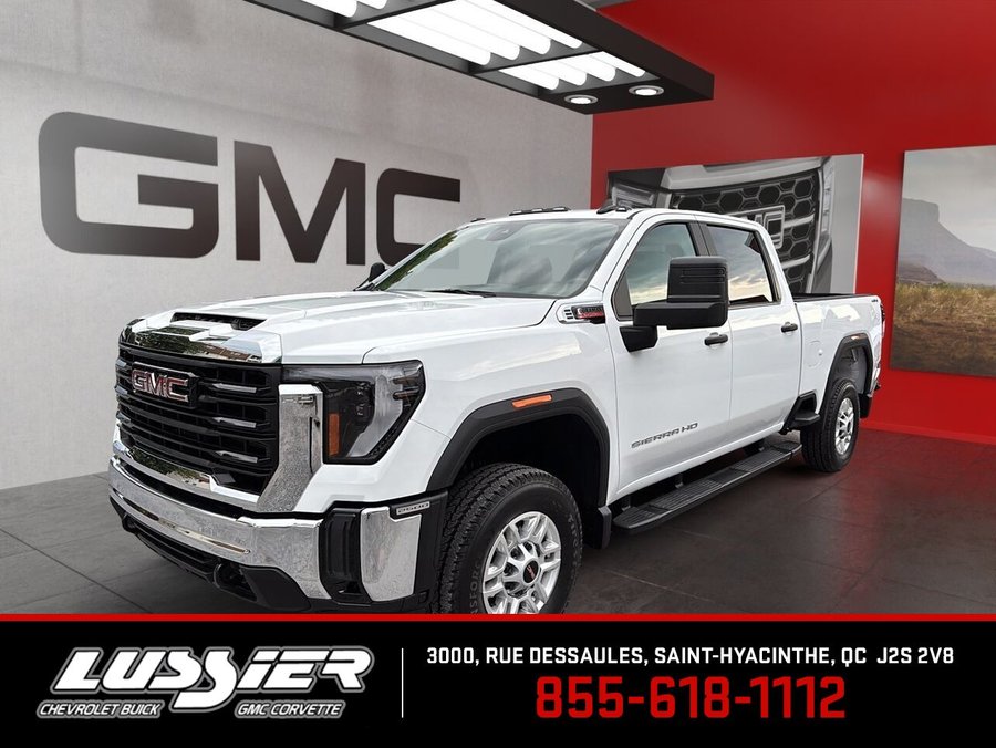 GMC Sierra 2500HD Pro cabine multiplace 4RM 159 po 2026 BLANC SOMMET
