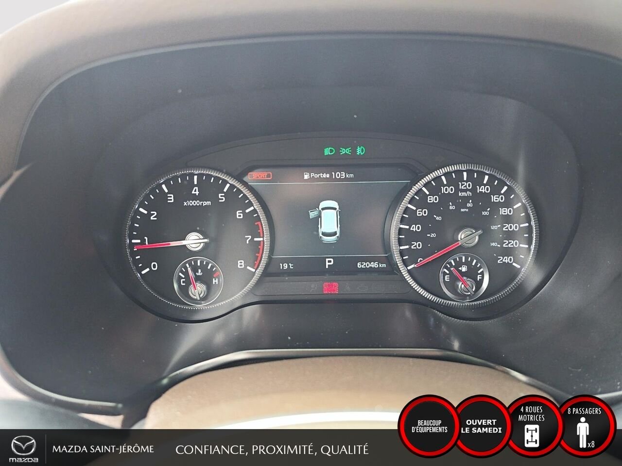 Kia Telluride SX | CUIR BRUN | 8 PASSAGERS | TOIT OUVRANT | 2022 Noir Saint-Jérôme - photo #15