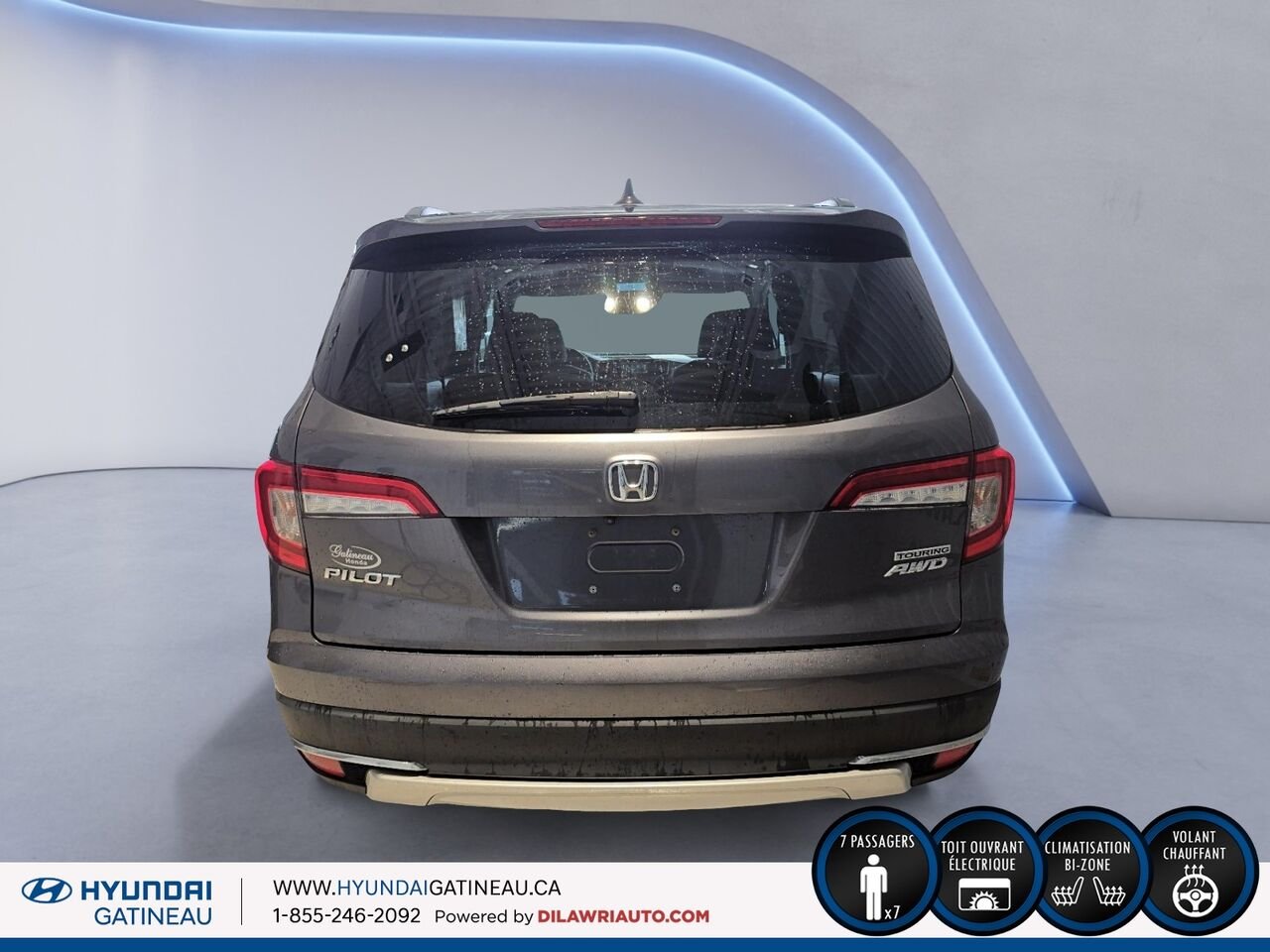 2021 Honda Pilot Touring 7 places TI*** cuir , navigation , bas millage *** Ottawa & Gatineau - photo #2