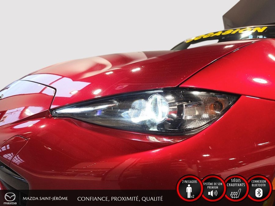 2020 Mazda MX-5 GS-P | 1 PROPRIÉTAIRE | CONVERTIBLE | CAMÉRA DE RECUL | SIÈGES CHAUFFANTS | MAGS NOIRS Red