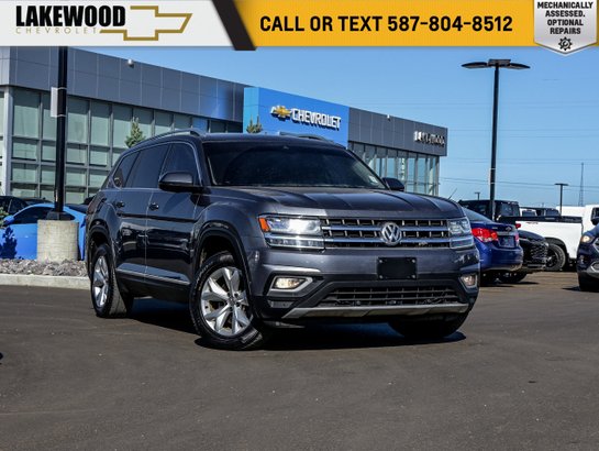2018 Volkswagen Atlas Execline 4Motion 3.6L 6 Passenger | Panoramic Sunroof Grey