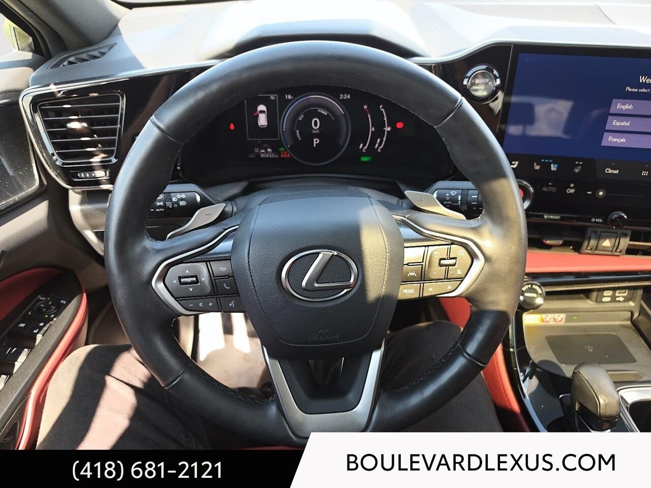 Lexus NX 19901A | NX 350h TI 2022 Noir Québec - photo #11