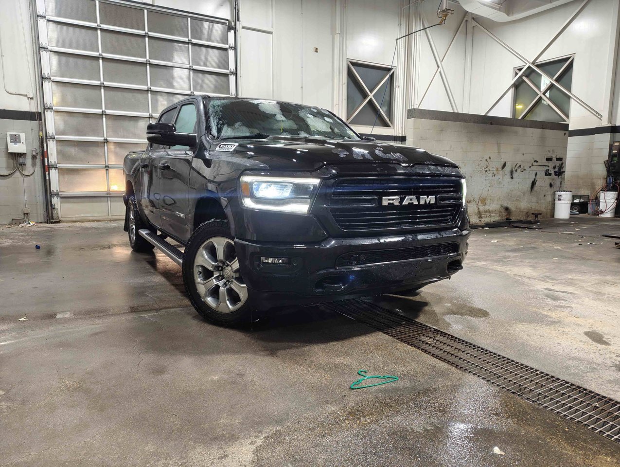 2019 Ram 1500 Big Horn 4x4 Crew Cab 5'7 Box Black Sherwood Park - photo #1