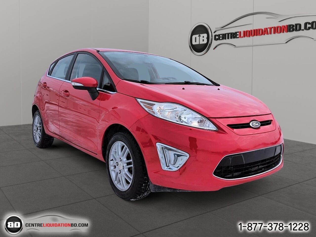 Ford Fiesta TITANIUM AUTOMATIQUE SIEGES CHAUFFANTS (BAS KM) | BD0131 2013 Rouge Granby - photo #2