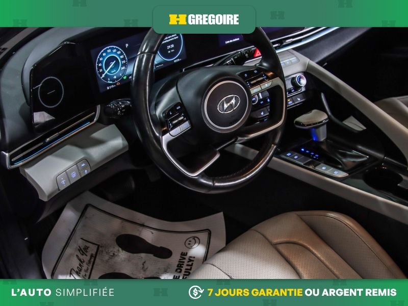 Hyundai Elantra 729100 | LUXURY HYBRIDE AUTO A/C CUIR TOIT NAV CAM RECULE 2023 Bleu Laval - photo #21
