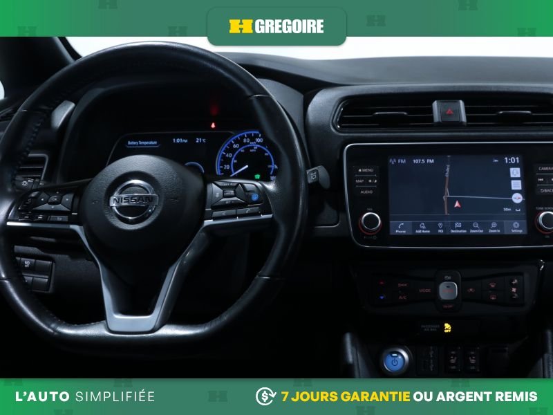 Nissan Leaf 820382 | SL PLUS AUTO AC CUIR NAV MAGS CAM RECULE 2020 Blanc Laval - photo #17