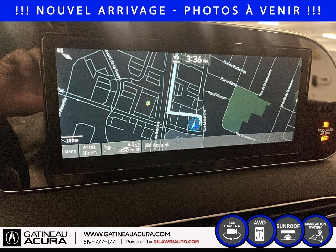 Hyundai Palisade Luxury 8 places AWD 2021 Gris Ottawa & Gatineau - photo #11