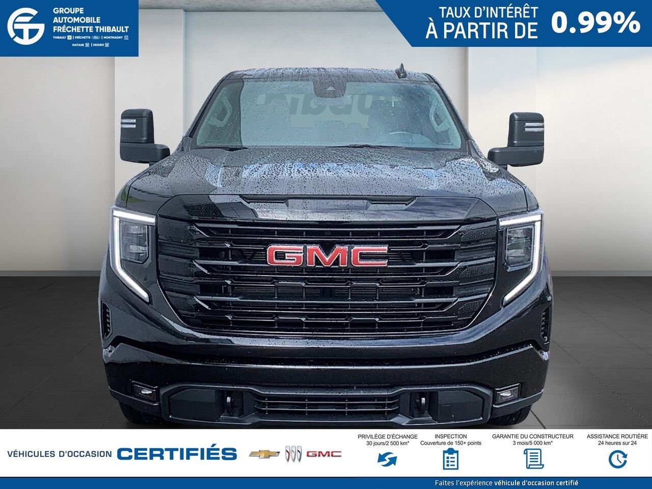 GMC SIERRA K15 Elevation cabine multiplace 4RM 157 po 2026 Noir Montmagny - photo #1