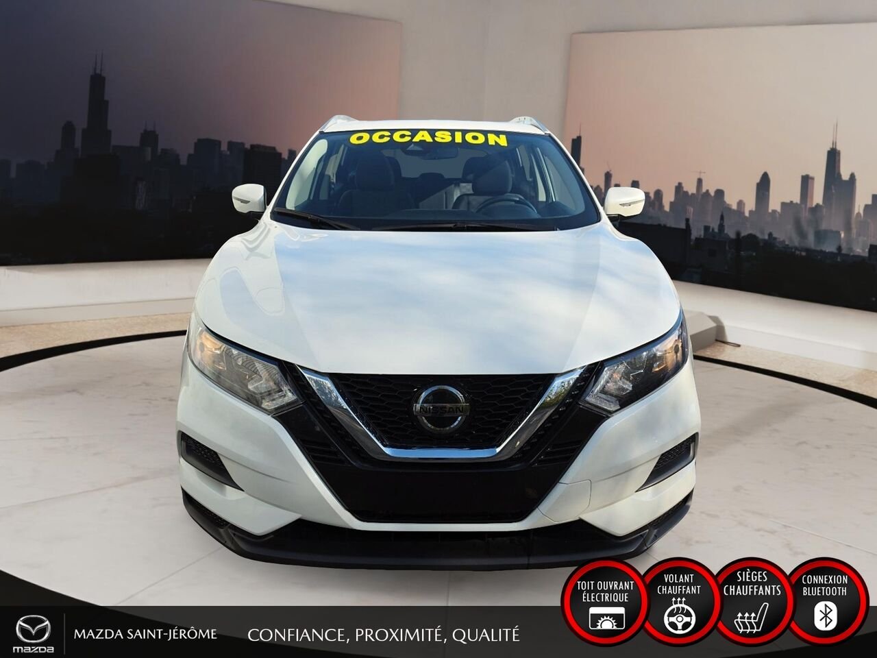 Nissan Qashqai 2023 Blanc Saint-Jérôme - photo #2