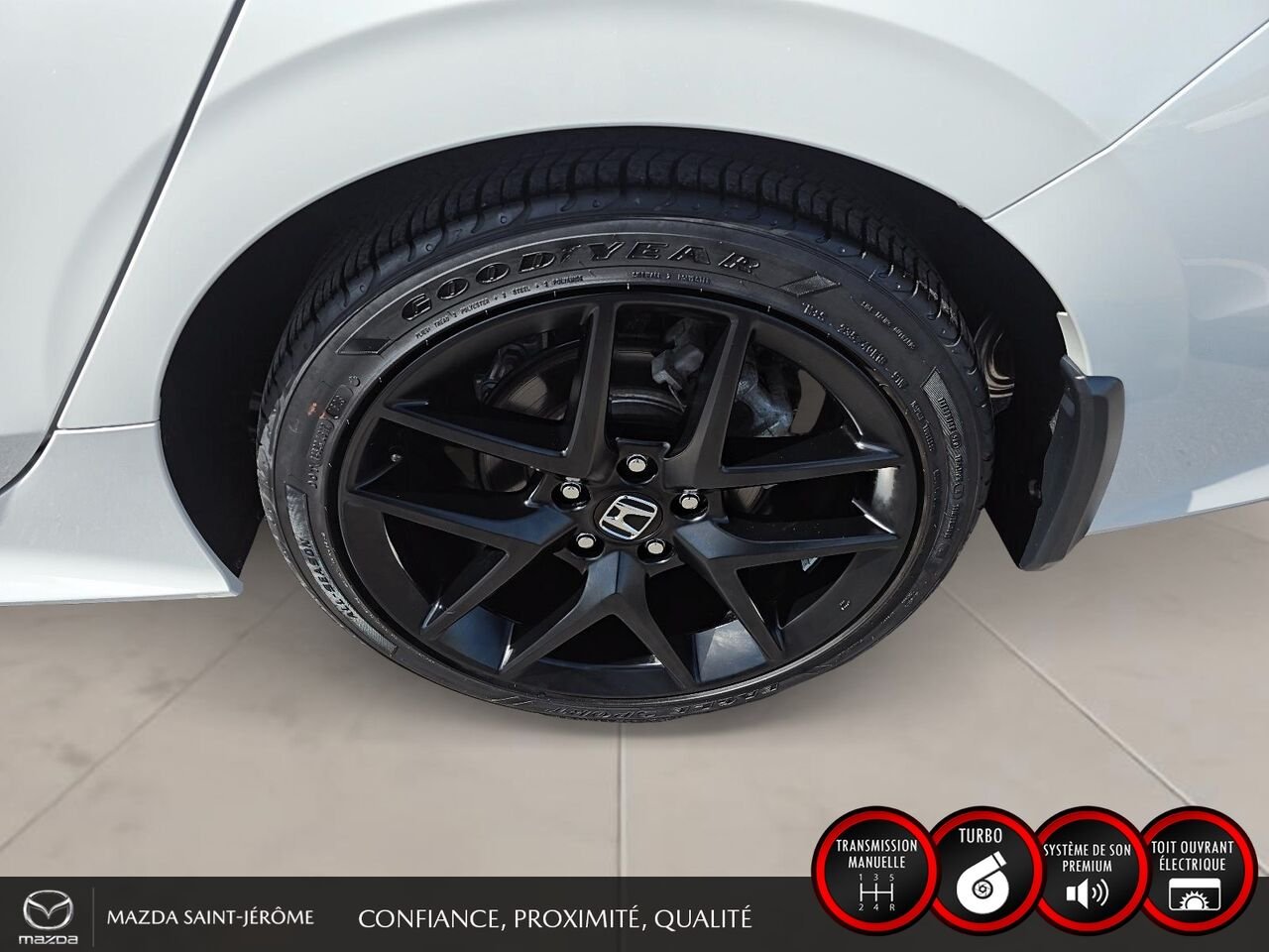 2023 Honda Civic Si berline Manuelle | 1 PROPRIÉTAIRE | TOIT OUVRANT White Saint-Jérôme - photo #10