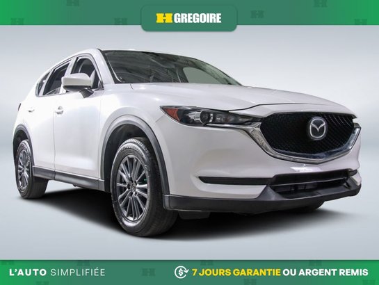 2020 Mazda CX-5 GS AWD AUTO A/C MAGS CUIR TOIT NAV CAM RECUL BLUET White