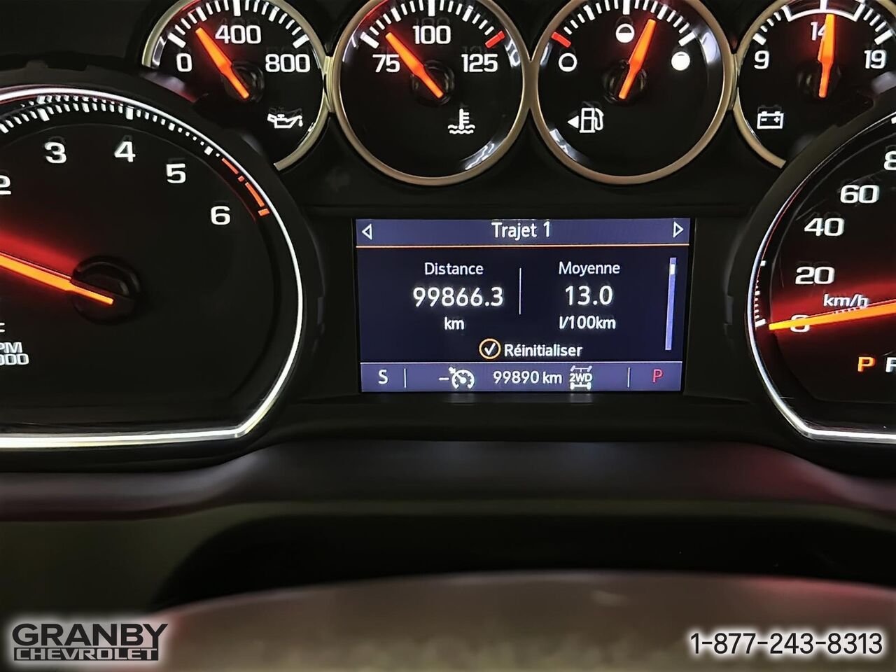 Chevrolet Silverado 1500 LTD LT Trail Boss CREWCAB DIESEL BOITE 6.6 | 25-1110A 2022 Blanc Granby - photo #16