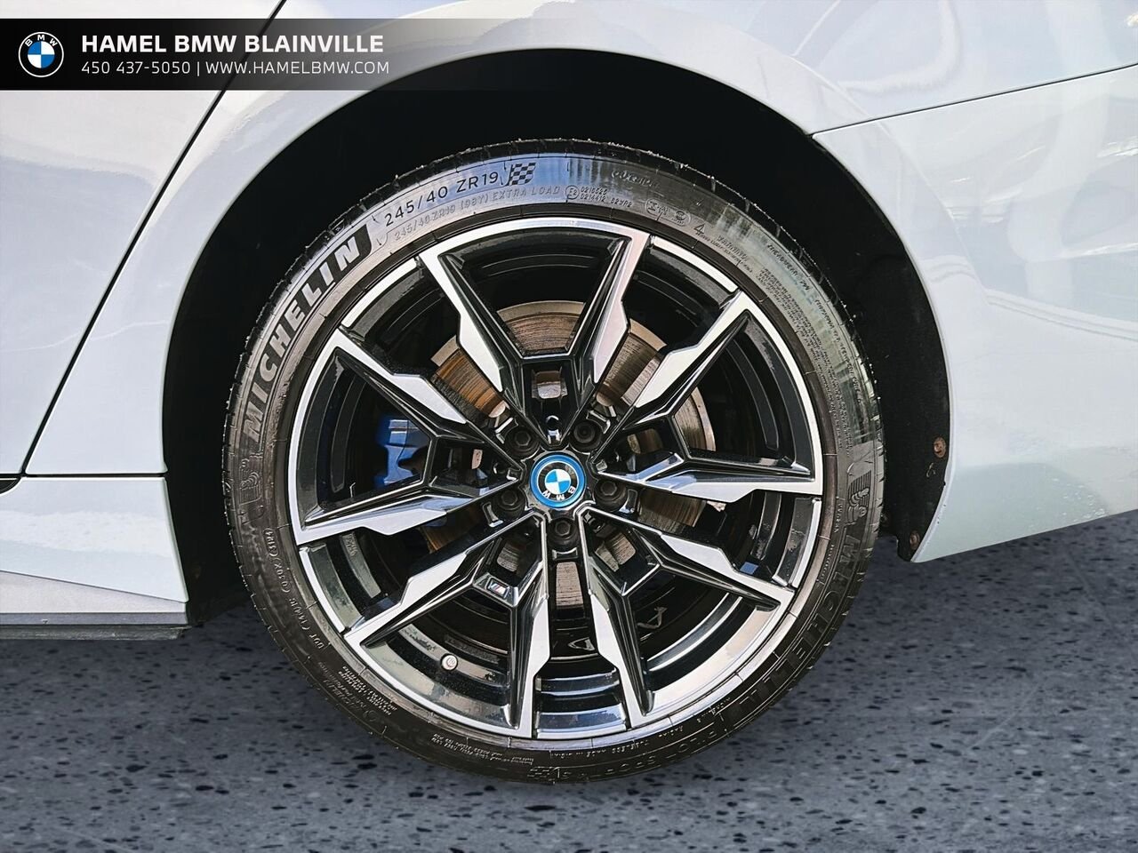 BMW i4 M50 Gran Coupe 2022 Gris Blainville - photo #6